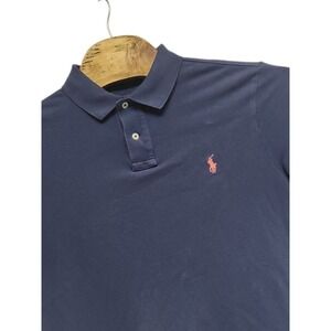 Polo Ralph Lauren Mens Shirt Medium Short Sleeve Blue Classic Fit